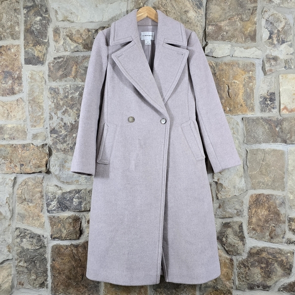 Club Monaco Daylina Almond Trench Coat Jacket - Picture 3 of 11